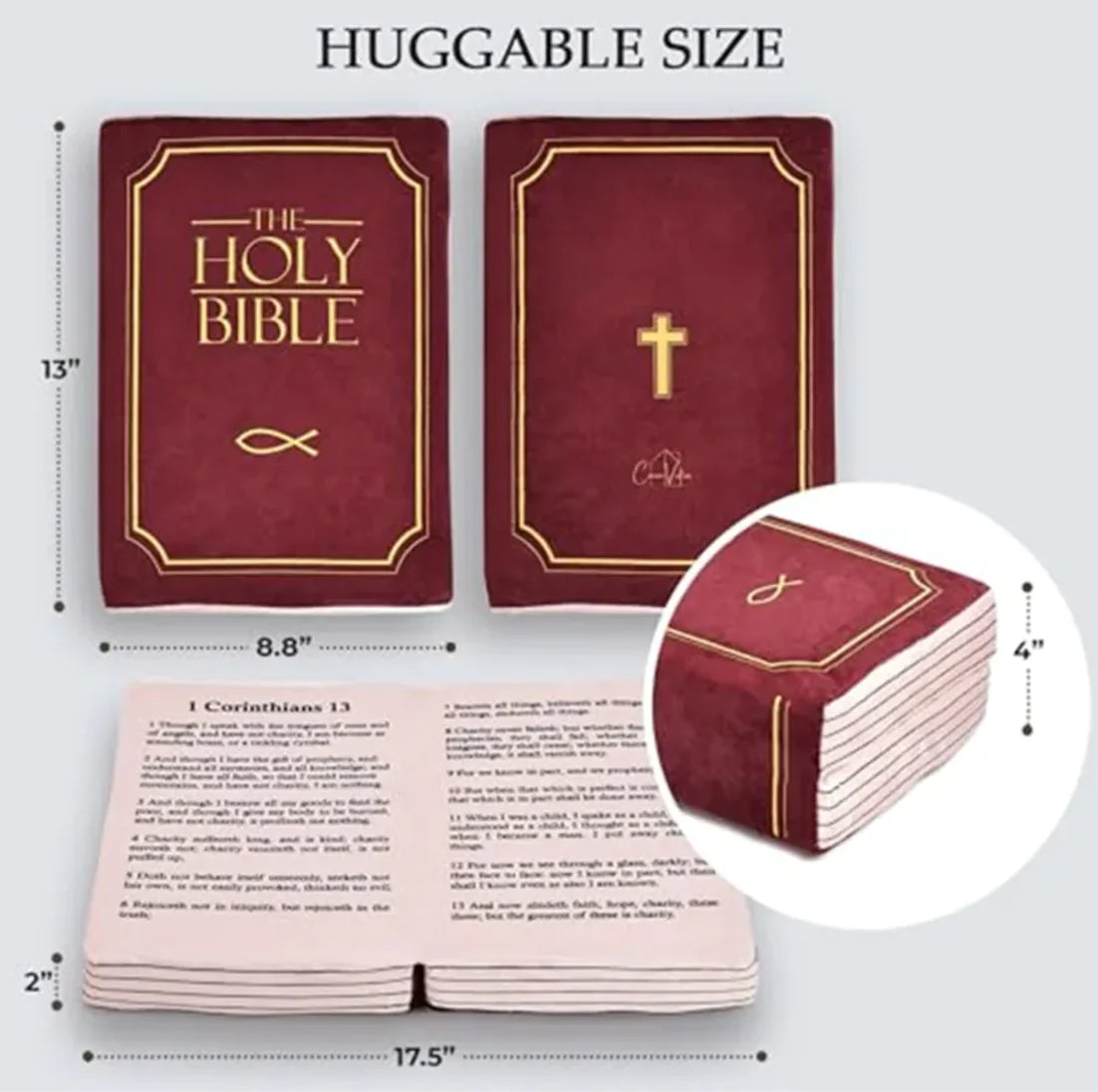 Juguete Almohada de Biblia de Peluche