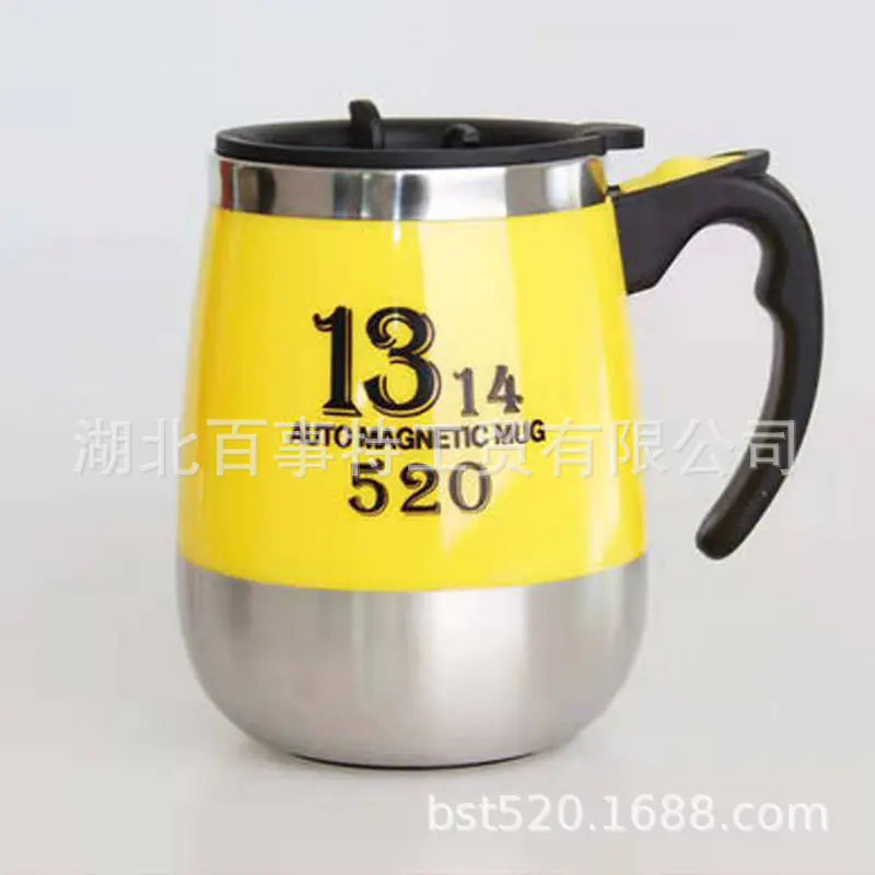 304 Stainless Steel Automatic Stirring Coffee Mug