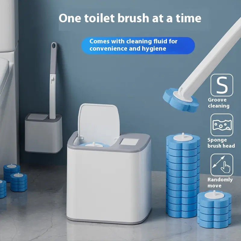Disposable Toilet Brush Set