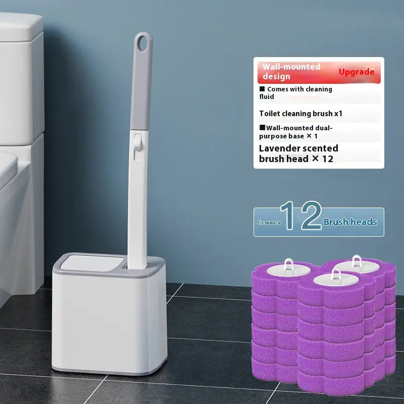 Disposable Toilet Brush Set