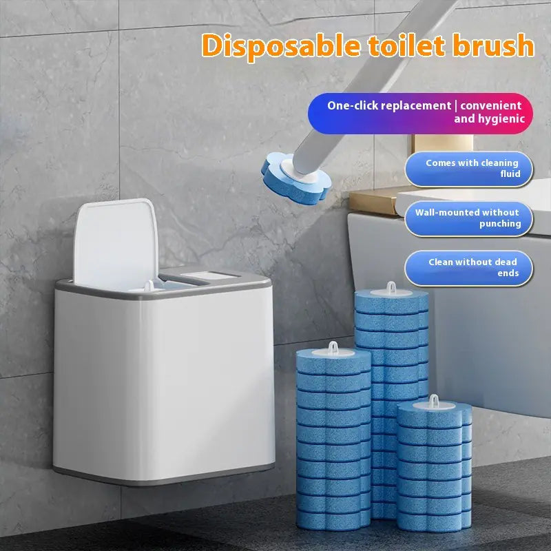 Disposable Toilet Brush Set