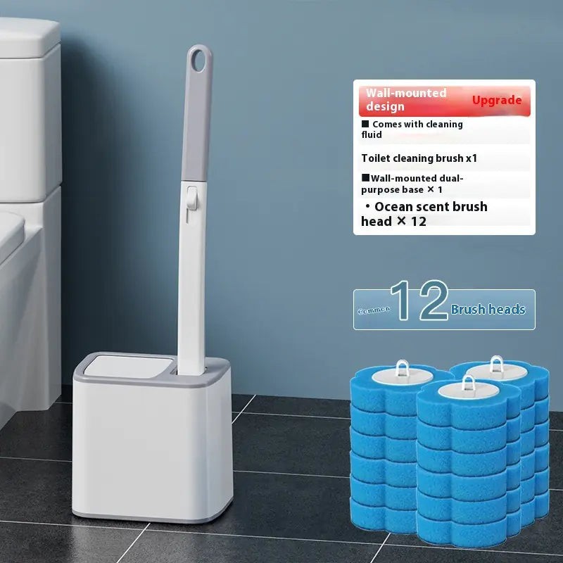Disposable Toilet Brush Set